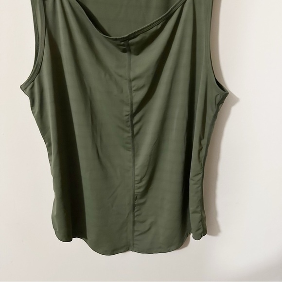 Zyia Active Womens Green Athletic Tank Top Size XL Stretch - Picture 6 of 7